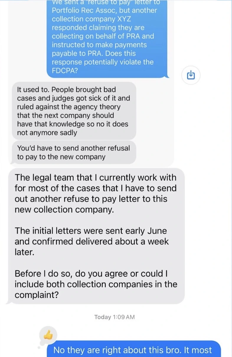 Settlement drafting with client