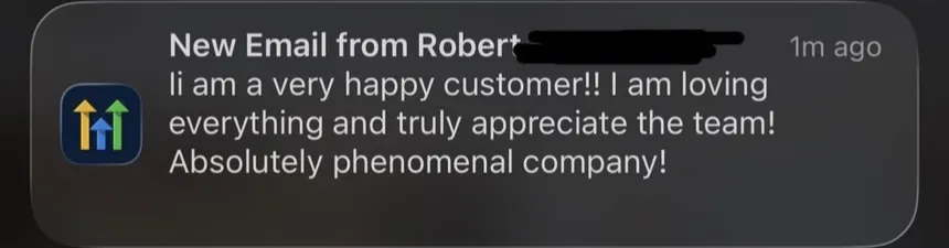 Verified client review
